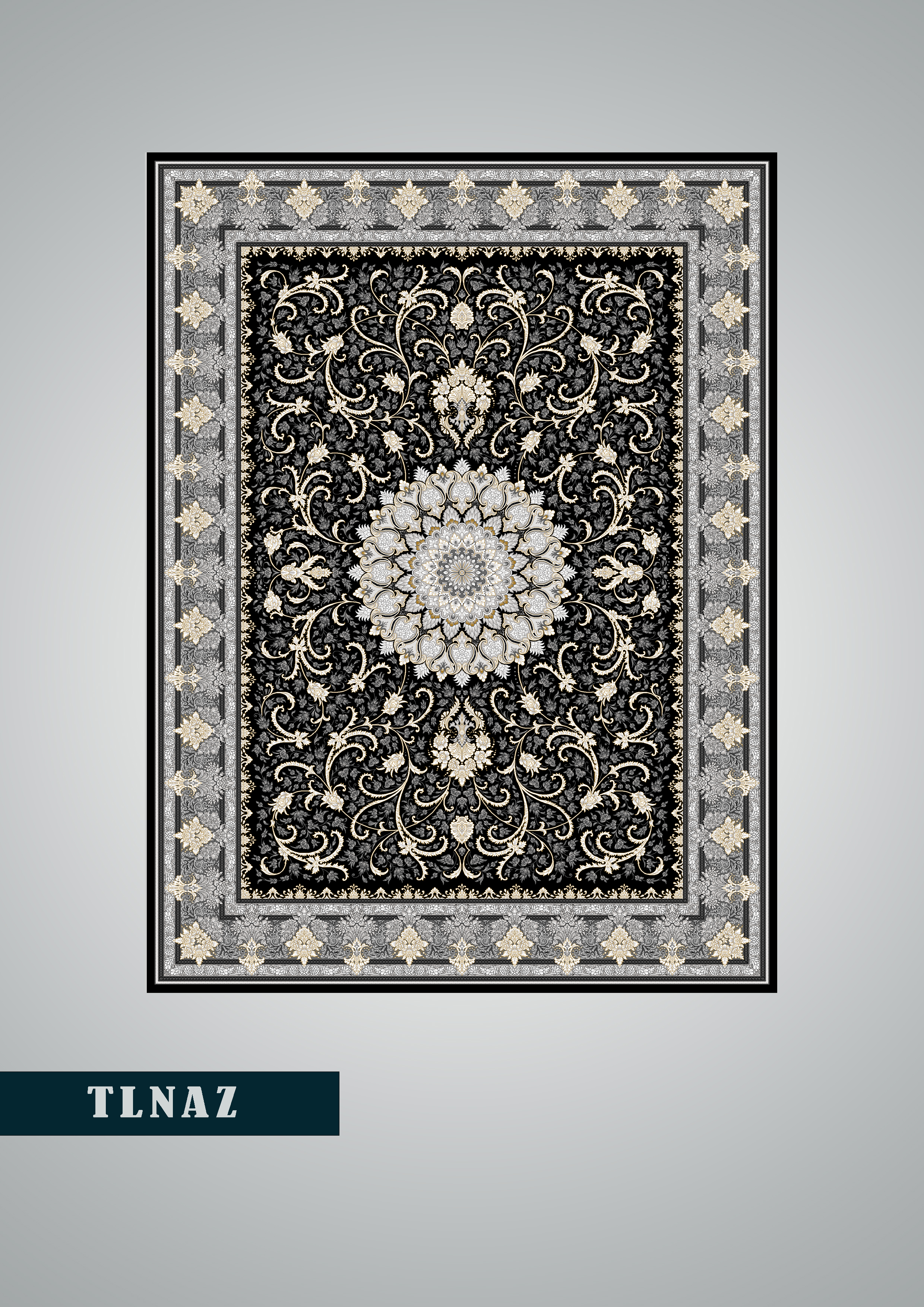 فرش 700 شانه طرح تلناز 